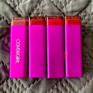 4 cover girl lipsticks comes in a set